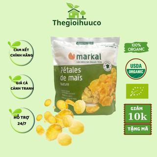 Ngũ cốc hữu cơ bắp cán dẹp Markal 200g, ngũ cốc ăn liền sấy giòn không đường