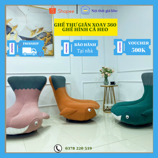 Ghế lười thư giãn hình con cá mập - Ghế lười dễ thương cho bé