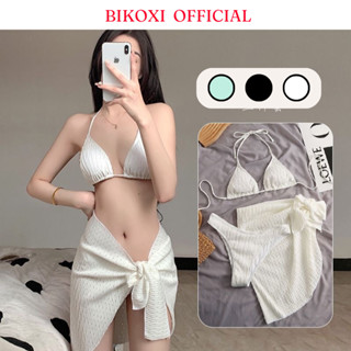 Bikini 3 Mảnh Bikoxi Ôm Body Thiết Kế Dây Buộc Sau Gợi Cảm