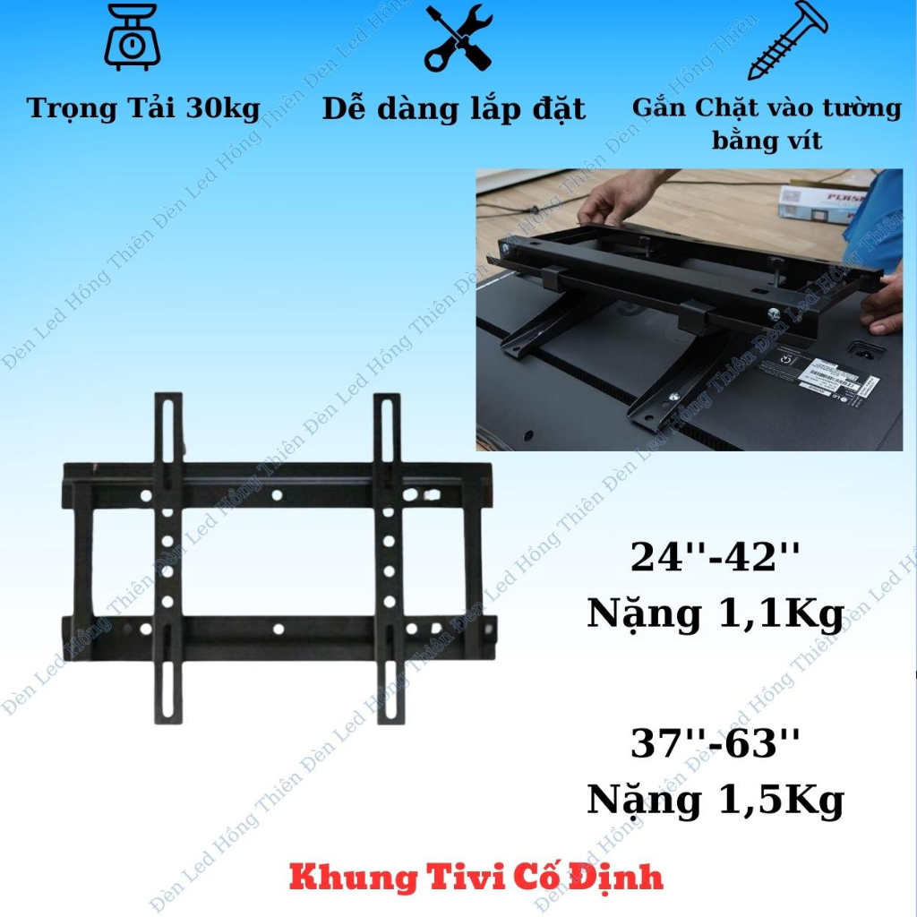 Khung Treo,Giá Treo Tivi Cố Định 24-65IN