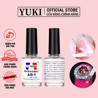Nước sáng đá nail AD - Nước tháo móng nail 10ml - nước sáng đá , tháo móng 2 trong 1