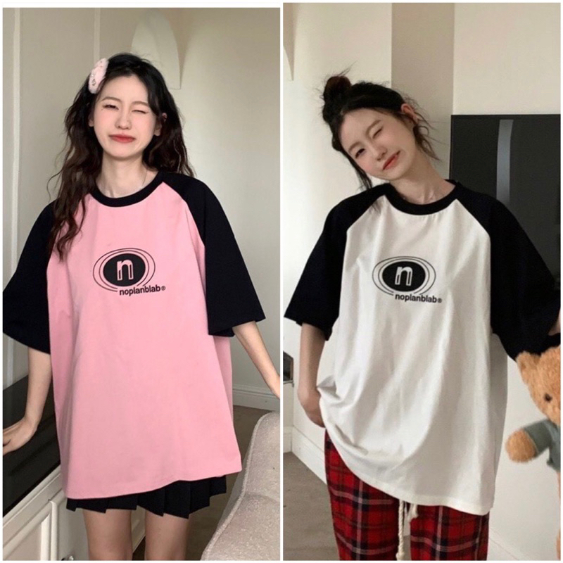 Áo Thun Baby Tee N chất cotton khô Áo Phông Tay Lỡ from siêu dẹp