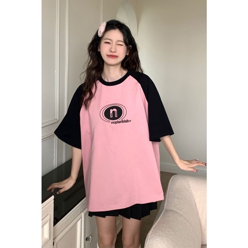 Áo Thun Baby Tee N chất cotton khô Áo Phông Tay Lỡ from siêu dẹp