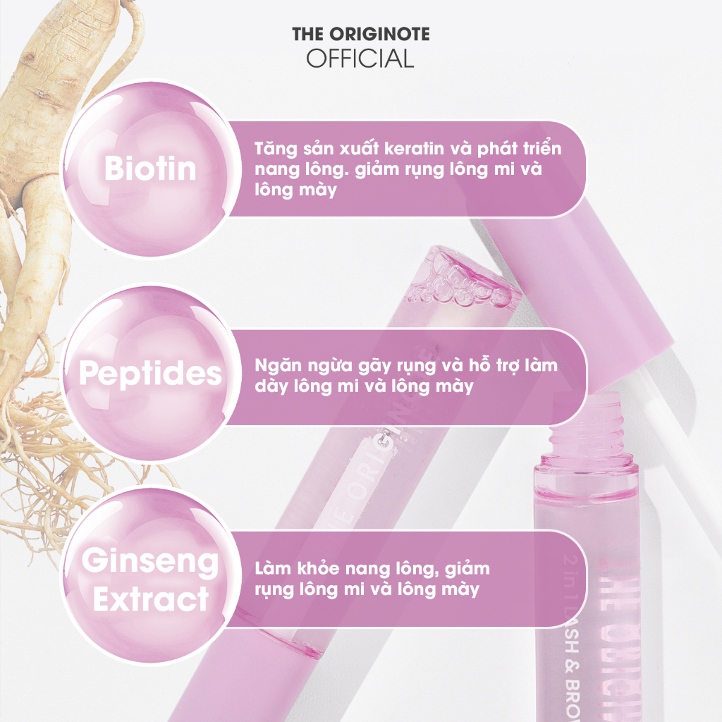 Làm dày  và dài mi 2 in 1 Lash Brow Serum The Originote NELISA COSMETICS 7626