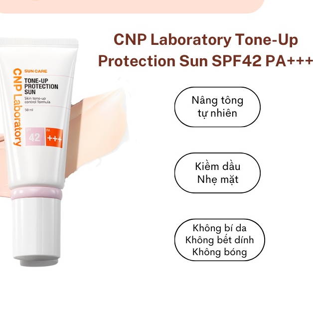 Kem chống nắng nâng tông da CNP Laboratory Tone-Up Protection Sun SPF42/PA+++ 50ml -Kem Chống Nắng C