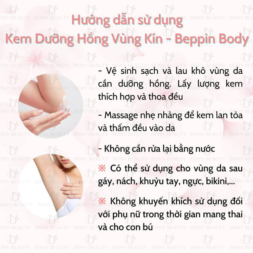 Serum làm hồng nhũ hoa và làm sáng da vùng bikini Beppin Body Virgin White Serum Nhật Bản