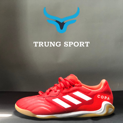 (CHÍNH HÃNG) GIÀY NAM BÓNG ĐÁ CHÍNH HÃNG SÂN FUTSAL, SÂN 5 ADIDAS COPA SENSE.3 IC ĐỎ [TRUNGSPORT]