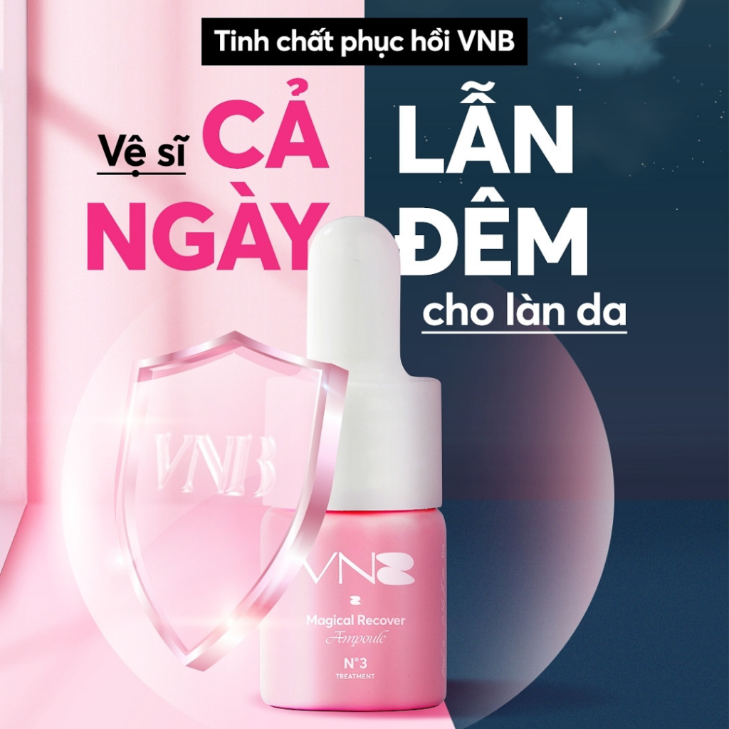 Tinh Chất Phục Hồi VNB Làm Dịu Phục Hồi Da Sau Treatment Peel Da Lăn Kim Bỏng Da