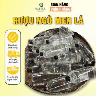 R.ượu Ngô Men Lá Minh Anh - chai 1L - R.ượu Ngô Men Lá Hà Giang Không Gây Háo nức, Thoải Mái Sau Khi Dùng