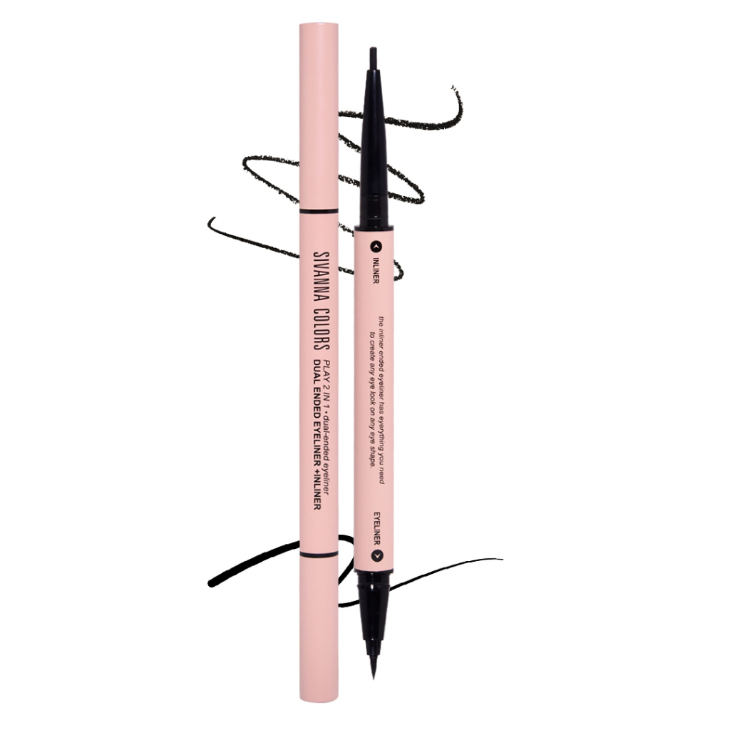 Bút Kẻ Mắt Sivanna Nước Và Gel 2in1 Cute Eyeliner And InlinerGel HF9036