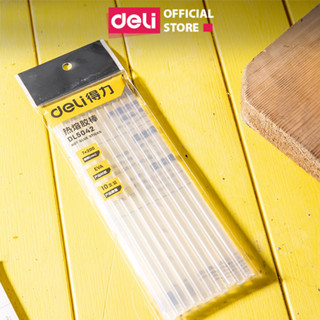   Combo 10 Cây  Keo Nến Deli 7mm Chất Lượng Cao - Phù Hợp Với Mọi Loại Súng Bắn Keo - DL5042 