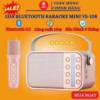 Loa bluetooth karaoke SDRD YS-108 1 micro, YS-112 2 micro Không dây, công suất 10W - Loa bluetooth karaoke YS 112 mini