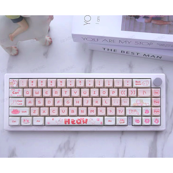 Nút bàn phím cơ City Meow PBT keycap - MDA profile - 131 nút