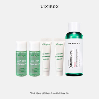 Combo nước cân bằng, gel dưỡng ẩm, nước hoa hồng