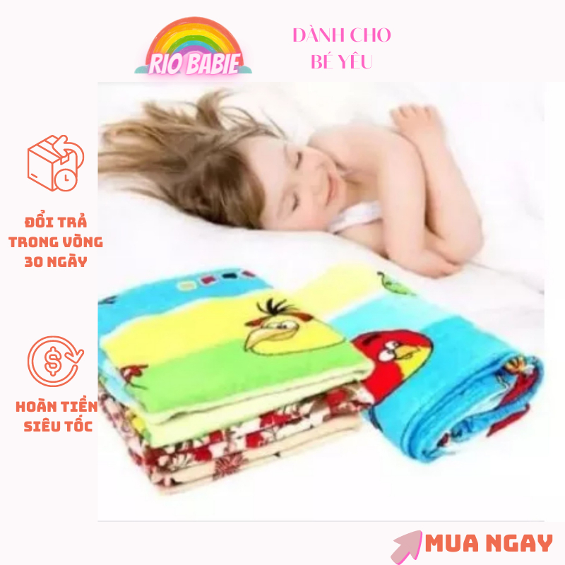 Mền nhung tuyết mỏng 80*90cm
