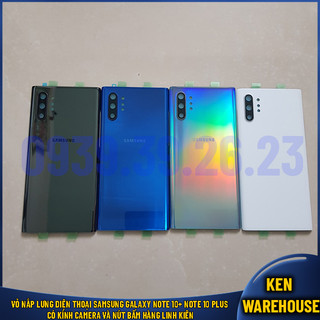 Vỏ nắp lưng điện thoại Samsung Galaxy Note 10+ Note 10 Plus có kính camera và sẵn keo hàng linh kiện