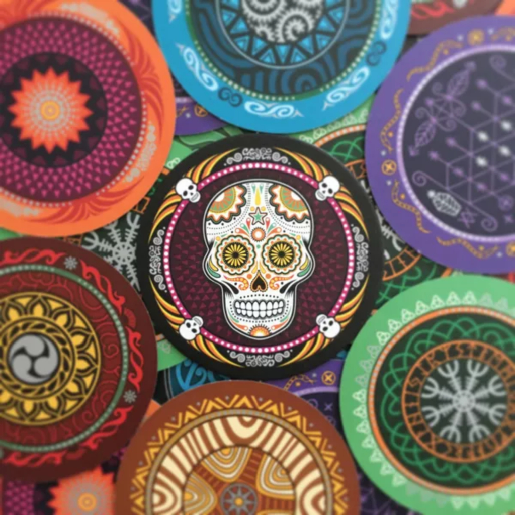 BỘ TRÒ CHƠI BOARD GAME SKULL - rò chơi thẻ bài 3 - 6 NGƯỜI