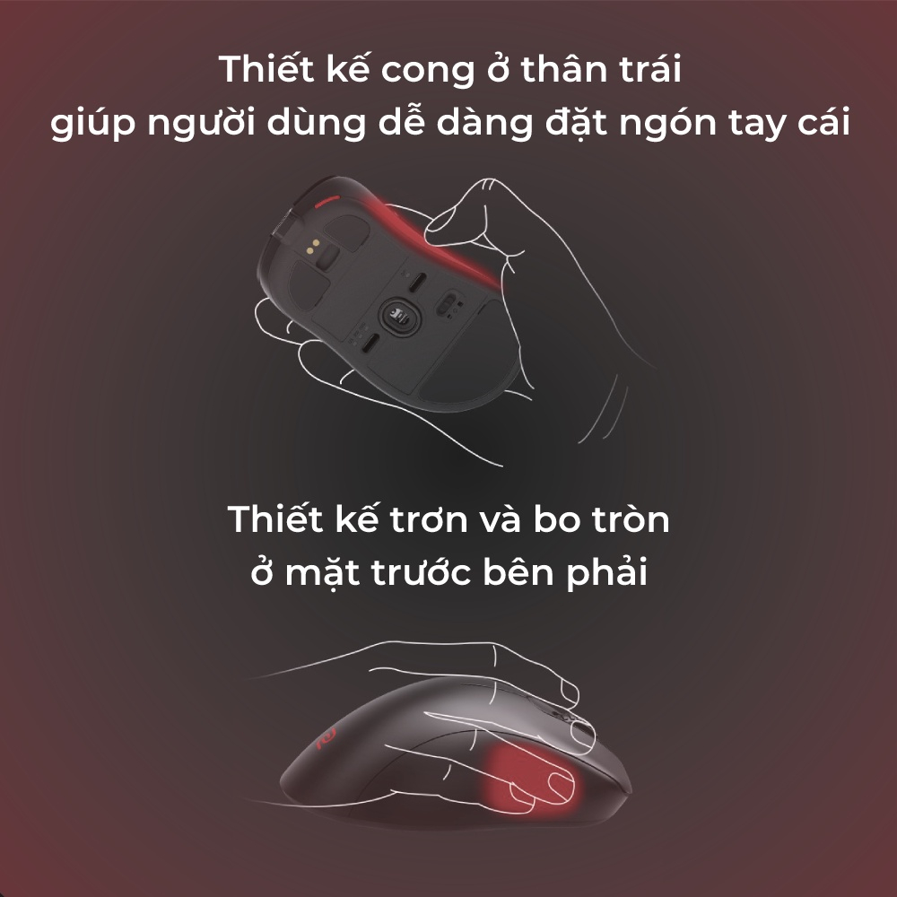 Chuột gaming không dây ZOWIE EC2-CW