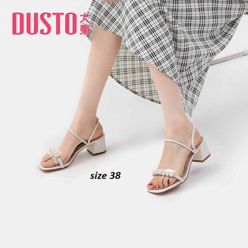 Xả kho các mẫu sandal cao gót dusto thời trang công sở đẹp cao cấp giá rẻ da mềm chắc chắn êm chân -SDDT03