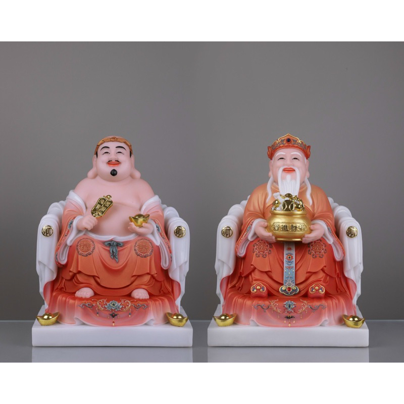 BỘ TƯỢNG ÔNG ĐỊA THẦN TÀI CAO 20CM - CHẤT LIỆU ĐÁ - HÀNG NHẬP ĐÀI LOAN