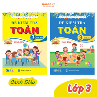 Sách đề kiểm tra toán lớp 3 - cánh diều - bản quyền