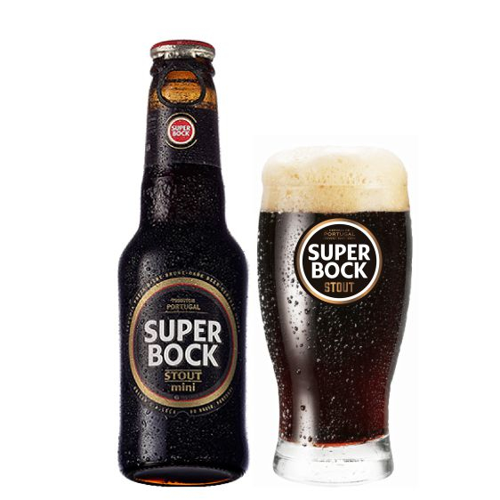 Bia thủ công Bồ Đào Nha Super Bock Stout Bottle 1 két 24 chai/250ml