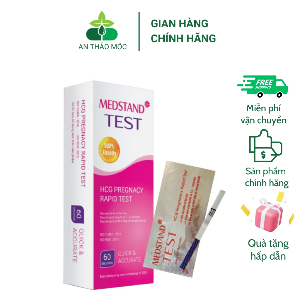 Que Thử Thai Medstand Test Nhanh, Chính Xác, Tiện Lợi