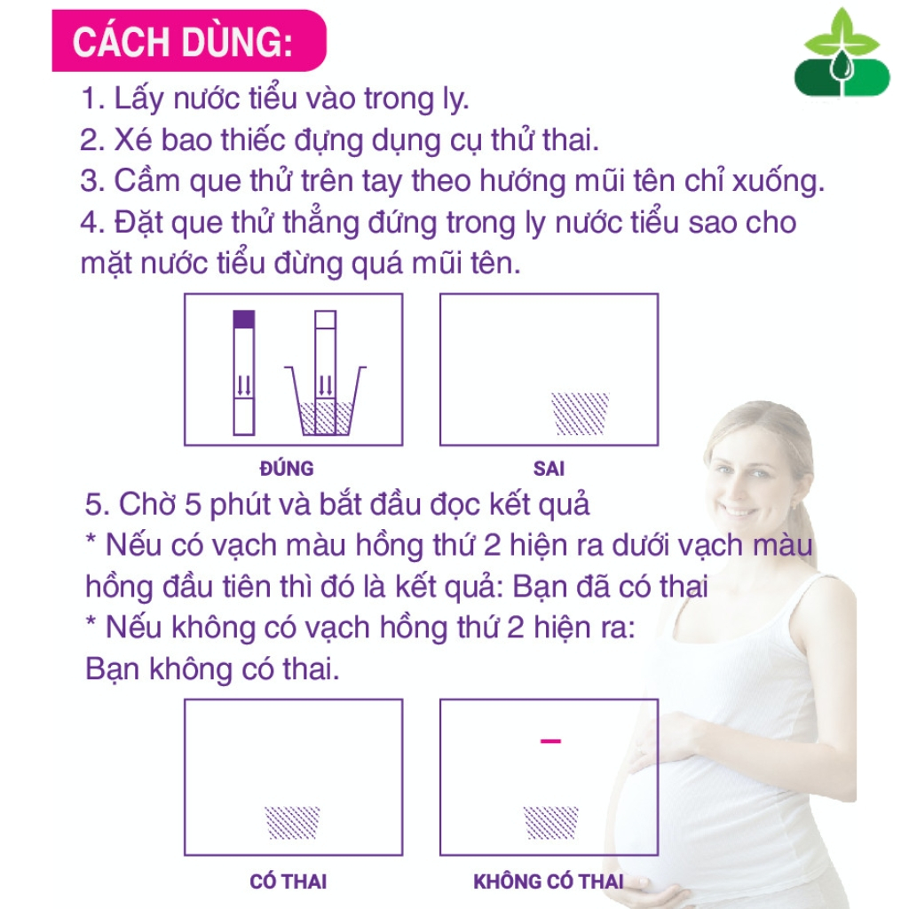 Que Thử Thai Medstand Test Nhanh, Chính Xác, Tiện Lợi