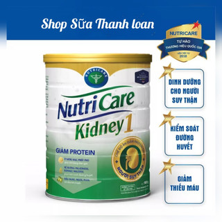 Combo 2 lon sữa bột nutricare kidney 1 dinh dưỡng y học cho người suy thận 900g.