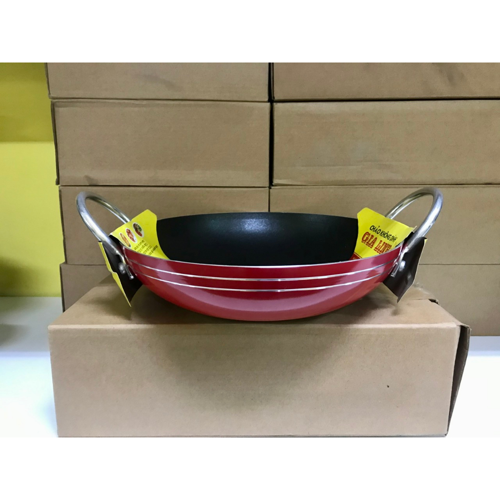 Chảo chống dính GIA LINH 2 quai công nghệ Hàn Quốc đủ size.