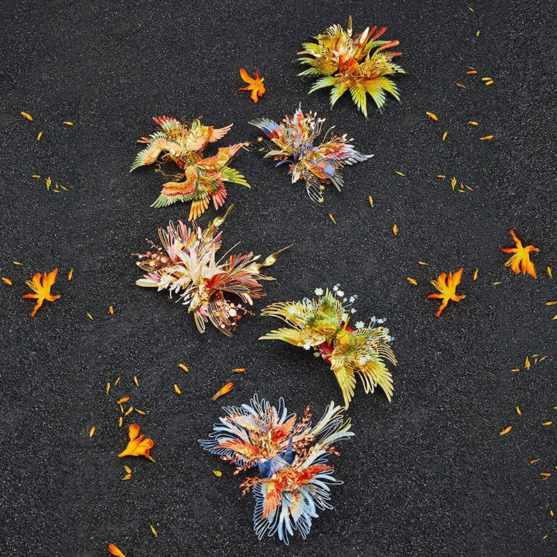 Đồ Chơi Lắp Ráp Mô Hình 3D Bằng Kim Loại Piececool Thiên Ngữ Hạc May Mắn  HP179-GW