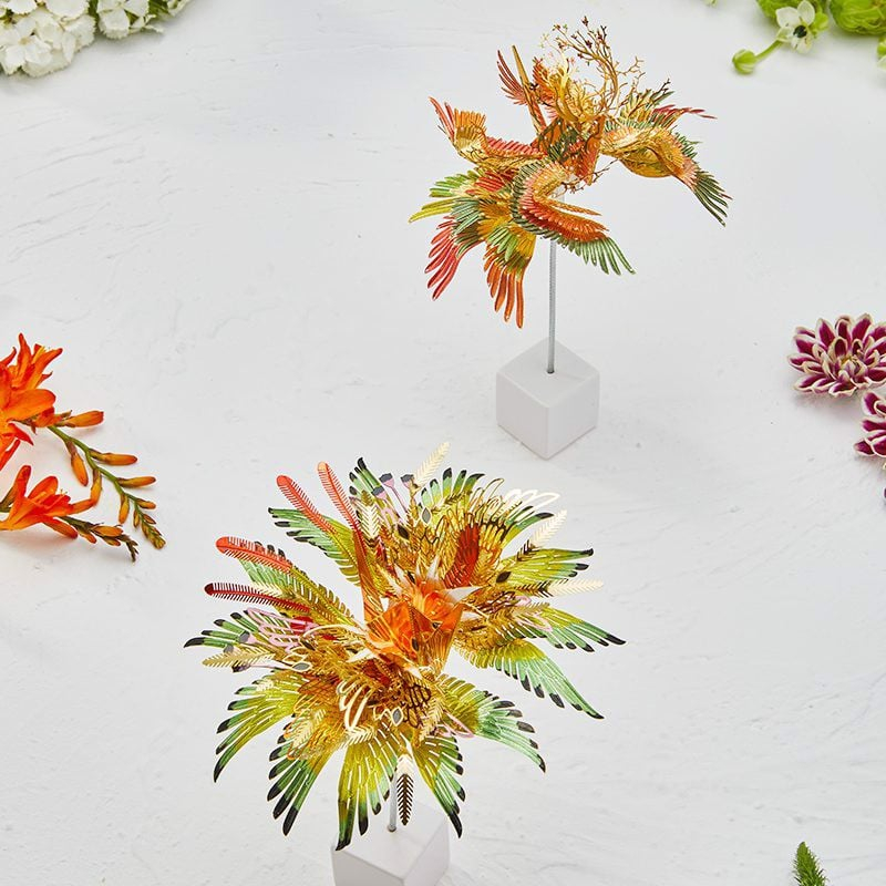 Đồ Chơi Lắp Ráp Mô Hình 3D Bằng Kim Loại Piececool Thiên Ngữ Hạc May Mắn  HP179-GW