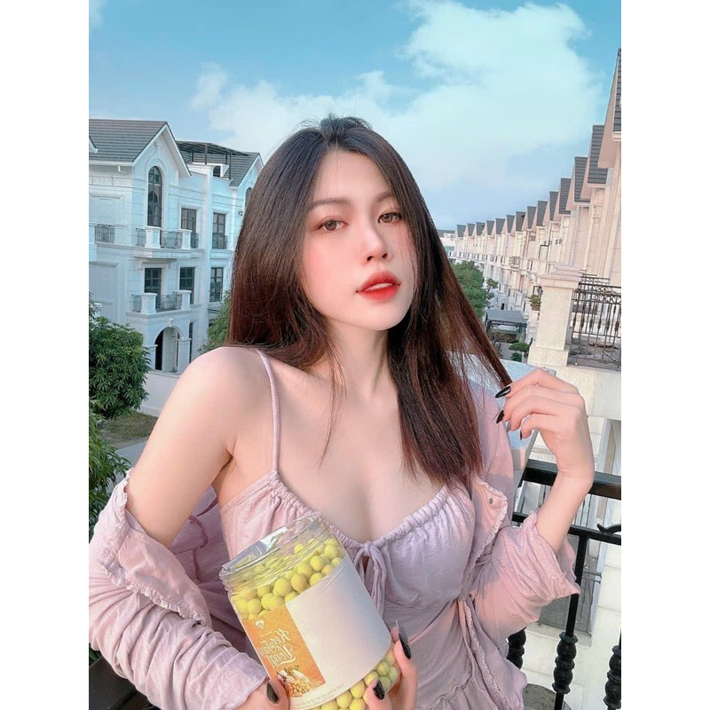 Bộ ngủ cao cấp 3 món thun cotton áo 2 dây có mút ngực