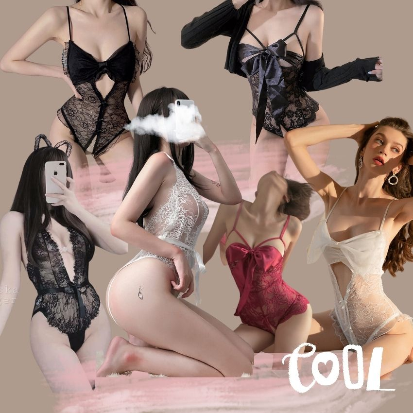 Bodysuit Nữ Sexy Nơ Ngực Gợi Cảm BDS004 Phối Nơ Cao Cấp Siêu Đẹp #50 #99 #59