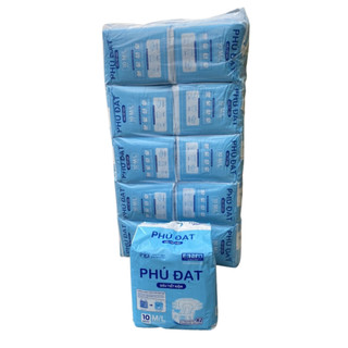 Lẻ 1 bịch bỉm trần người già Phú Đạt gói nhỏ 10 cái (1 bịch)