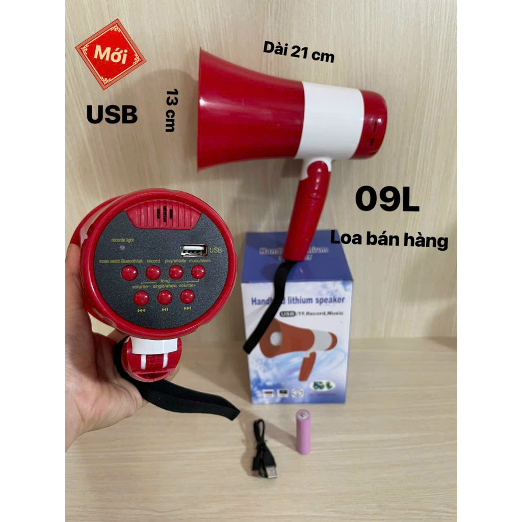 LOA RAO BÁN HÀNG 09L. LOA DI ĐỘNG