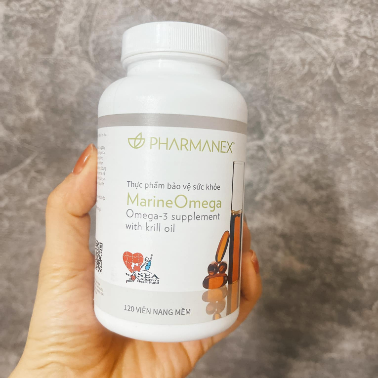 Thực Phẩm bảo vệ sức khỏe Nuskin Marine Omega (120 viên) - Chính hãng Nu Skin VN, tem tiếng việt