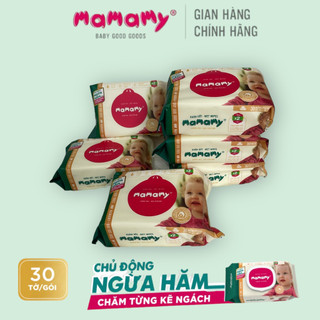 Khăn ướt em bé mamamy 30 tờ
