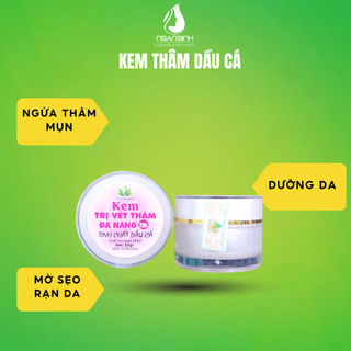 Kem Mờ Vết Thâm 72h Natural Green - Tinh Chất Dầu Cá - Hũ 25g