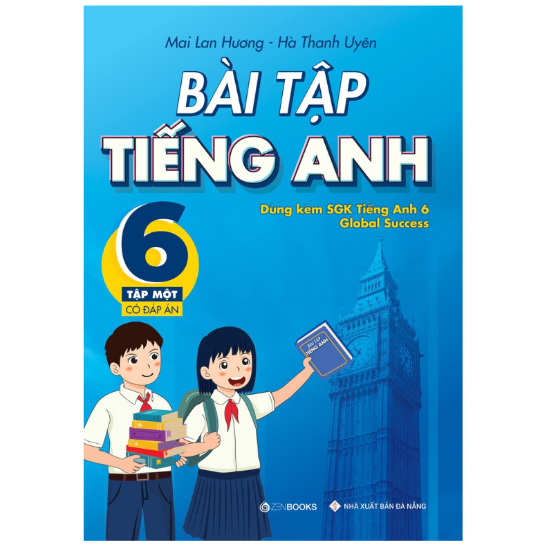 Sách - Bài Tập Tiếng Anh 6 Tập 1 Có Đáp Án
