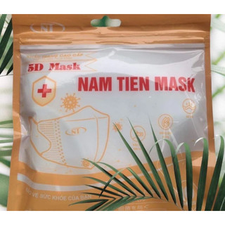 Khẩu trang 5D thùng màu trắng gồm 100 cái