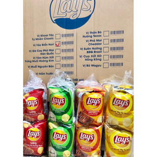 Snack khoai tây Lays 10 gói/lốc