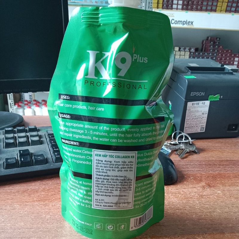 Kem hấp tóc collagen K9 plus 500ml