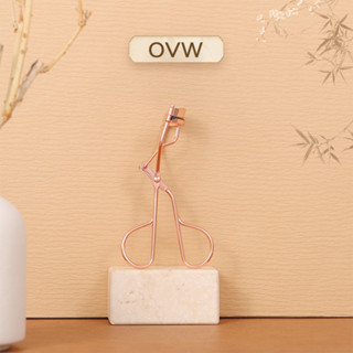  【OVW Kẹp Uốn Mi Màu Vàng Hồng Kèm 6 Miếng Đệm Thay Thế jmj005 