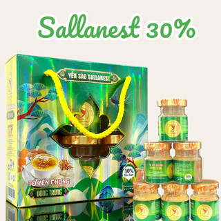 Nước Yến Sào Sallanest Chưng Đông Trùng Hạ Thảo 30% yến tươi - Hộp tiết kiệm