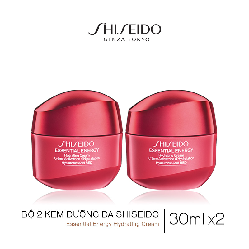 Bộ 2 Kem dưỡng da Shiseido Essential Energy Hydrating Cream 30ml