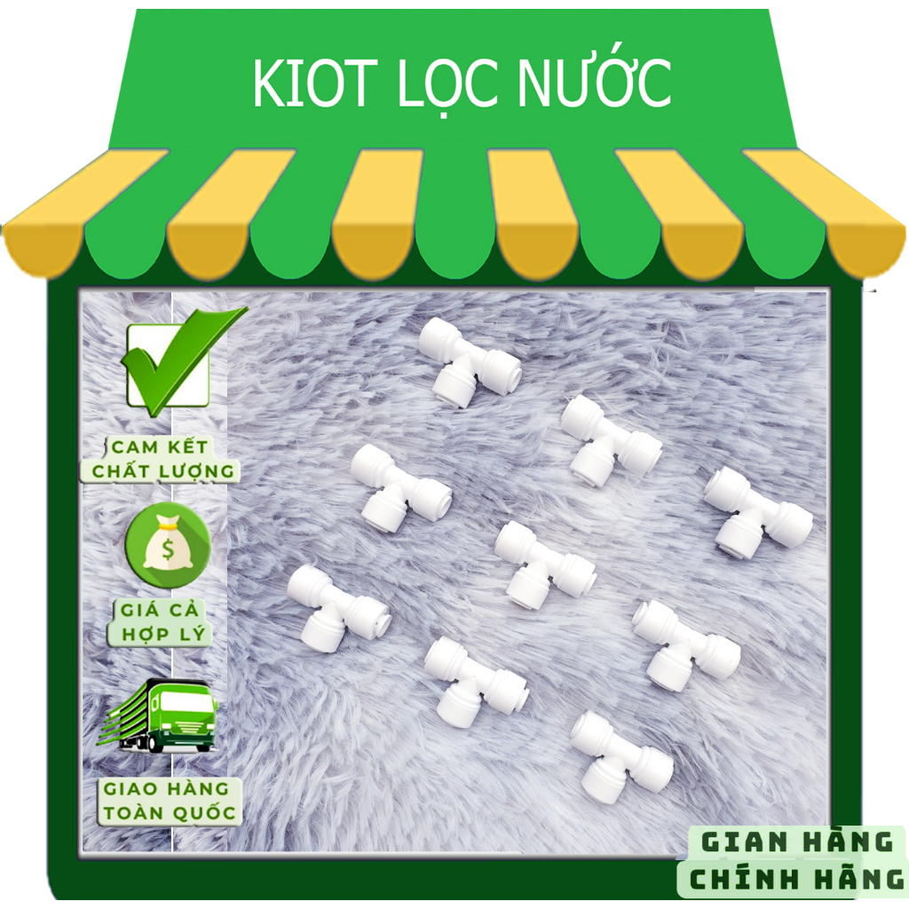 Cút nối nhanh dây,6, dây 10...dùng cho máy lọc nước RO gia đình