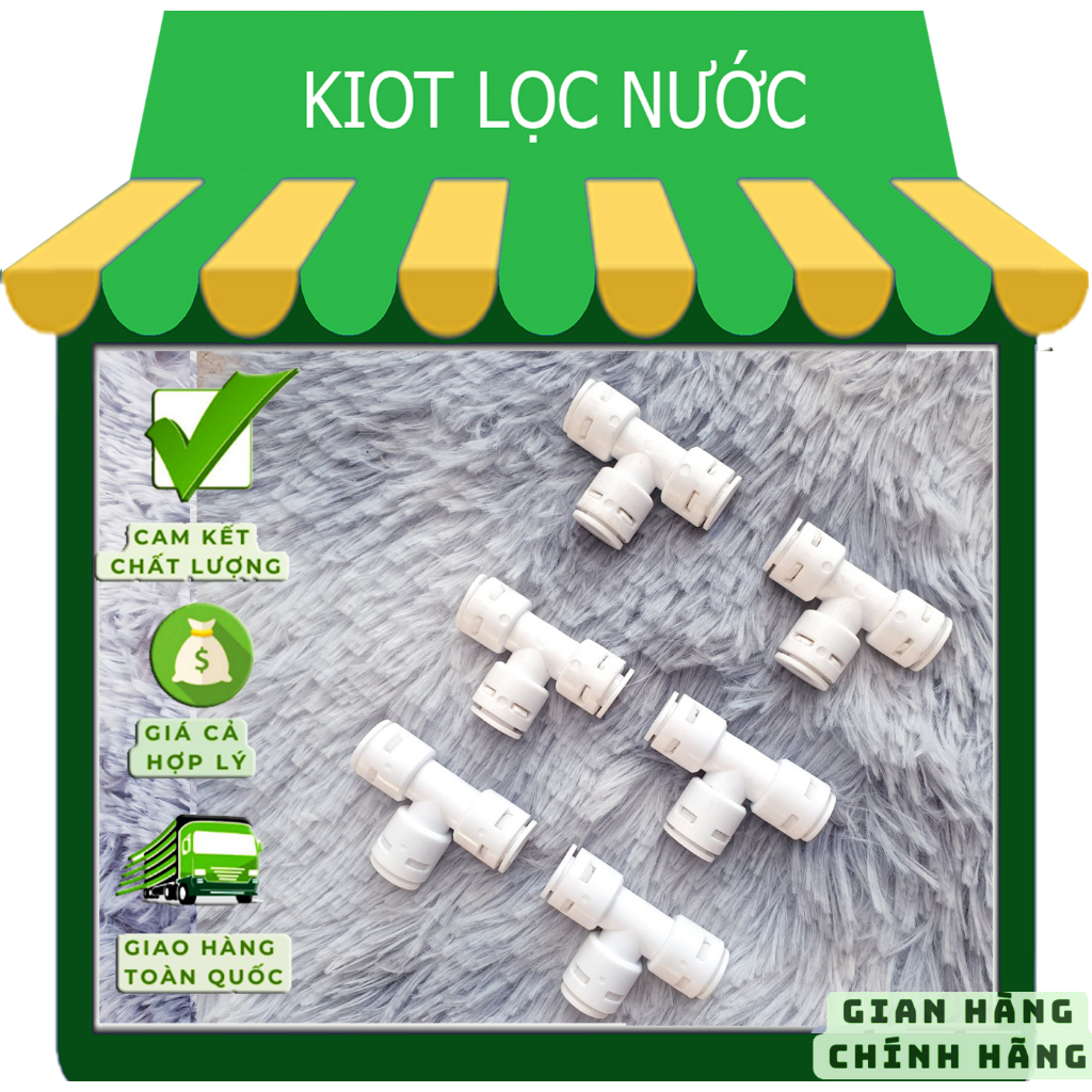 Cút nối nhanh dây,6, dây 10...dùng cho máy lọc nước RO gia đình