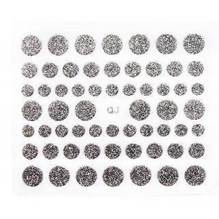 Sticker chấm bi tròn dán móng 3D 0324