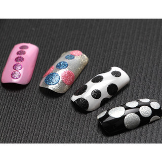 Sticker chấm bi tròn dán móng 3D 0324